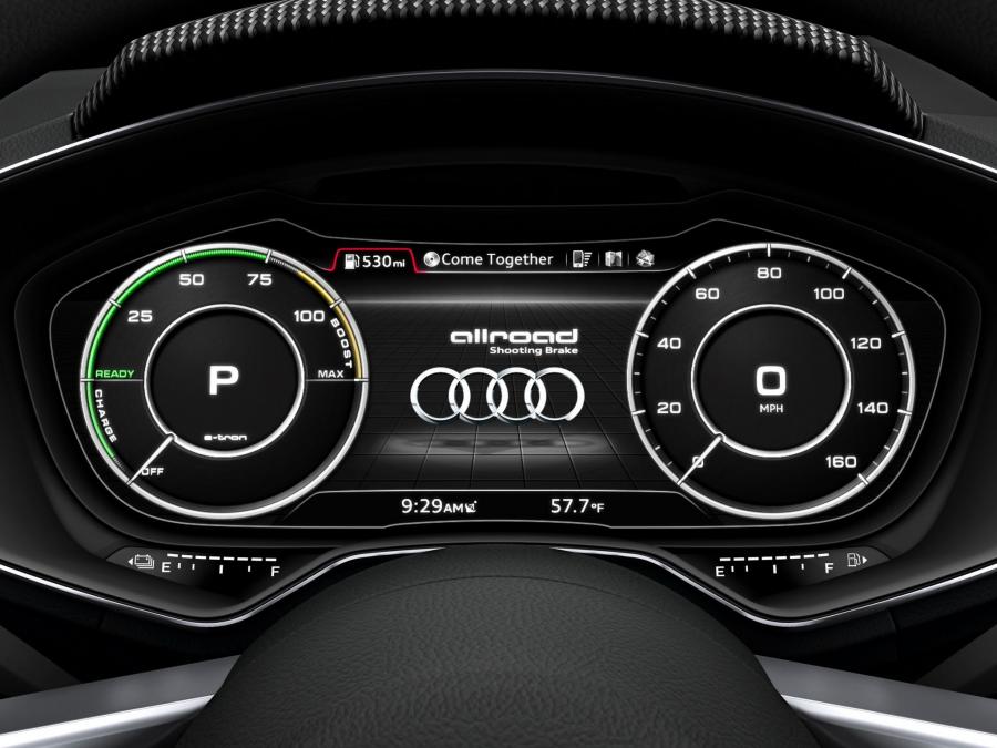 Панель приборов Audi Allroad Shooting Brake Concept 2014 года  (фото 11 из 12)